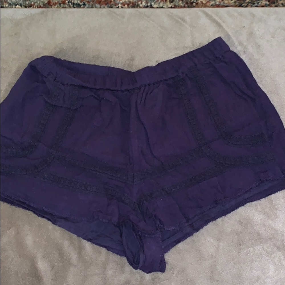 Purple Clothes Shorts